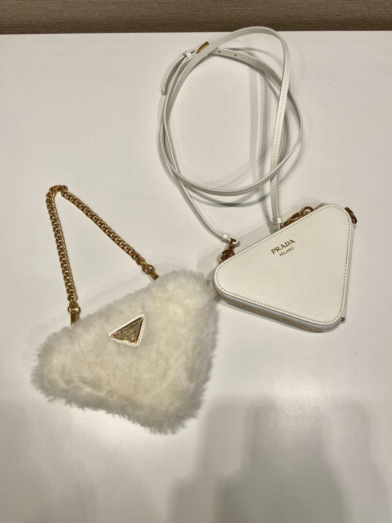 Pra*a triangle pouch